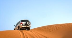 Safari 4×4 & Chameaux — Coucher de Soleil