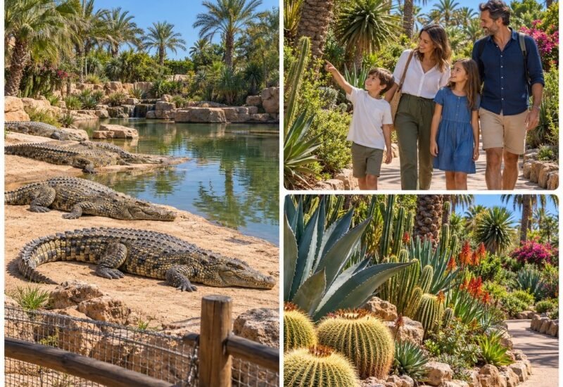 Parc de Crocodiles et Jardins Botaniques : Attraction Unique et Éducative